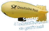 Sonntag: 4 Luftschiff-Fahrten zu gewinnen!